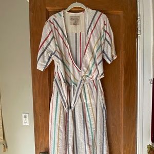 Ace & Jig Wraparound MILA Dress in Merry Size M